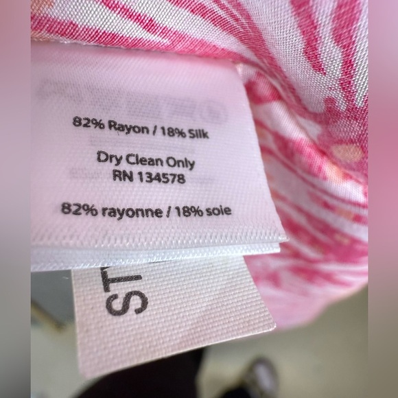 Vineyard vines seashell print handkerchief style dress size small long length - Picture 5 of 6